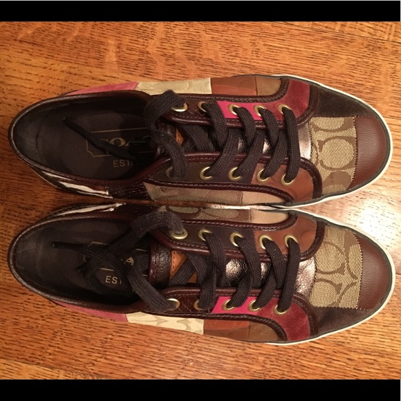 Coach Patchwork Leather sneakers, 6 - Picture 12 of 14